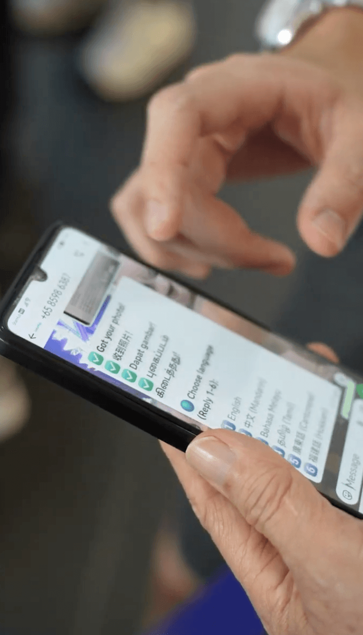 LetterKey WhatsApp Interface